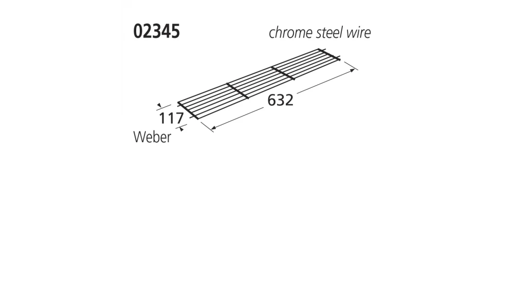 02345 BBQ Warming Rack - Weber 1 02345 BBQ Warming Rack - Weber