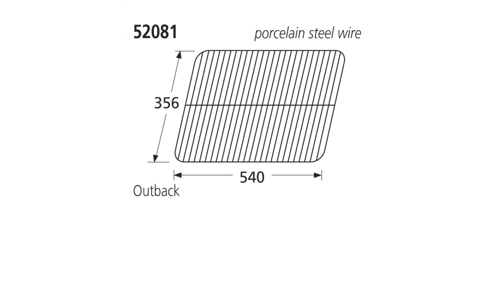 52081 BBQ Porcelain Steel Wire Grill - Ohio/Outback/Sahara 1 52081 BBQ Porcelain Steel Wire Grill - Ohio/Outback/Sahara