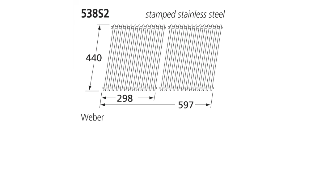 538S2 BBQ Grill - Weber 1 538S2 BBQ Grill - Weber