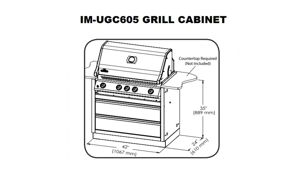 Napoleon Oasis 200 - LEX605 - Island Gas BBQ 10 Napoleon Oasis 200 - LEX605 - Island Gas BBQ - Image 10