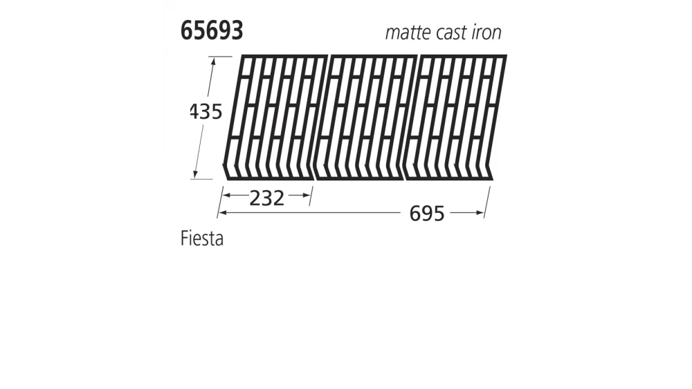 65693 BBQ Grill - Fiesta 1 65693 BBQ Grill - Fiesta