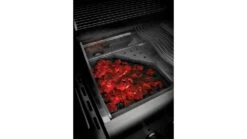 Napoleon Charcoal Smoker Tray - 67732 -Grill And Chill 67731 smoker charocal tray in use napoleon grills 1000x563 1
