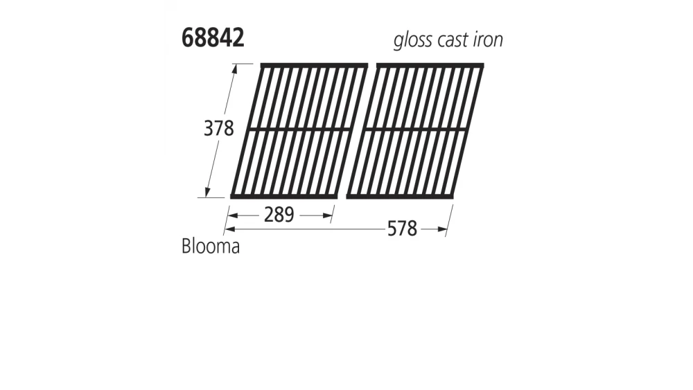 68842 BBQ Grill - Blooma 1 68842 BBQ Grill - Blooma