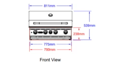 Bull Angus Built In LPG Gas BBQ 7 Bull Angus Built In LPG Gas BBQ -Grill And Chill Bull Angus Front View 1000x563 1
