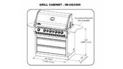 Napoleon Oasis 300 - PRO665 - Island Gas BBQ - Free Rotisserie And Cover 10 Napoleon Oasis 300 - PRO665 - Island Gas BBQ - Free Rotisserie And Cover -Grill And Chill IM UGC66520grill20cabinet 1000x563 1