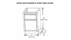 Napoleon Oasis 200 - LEX605 - Island Gas BBQ 18 Napoleon Oasis 200 - LEX605 - Island Gas BBQ -Grill And Chill IM WDC20WASTE20DRAWER20W20PAPER20TOWEL20HOLDER 1000x563 2