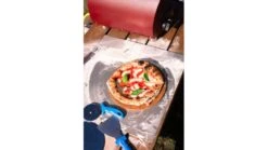 Alfa Forni Moderno Portable Pizza Oven - Antique Red -Grill And Chill PORTABLE20GAS20ANTIQUE20RED20 20Lifestyle2016 1000x563 1