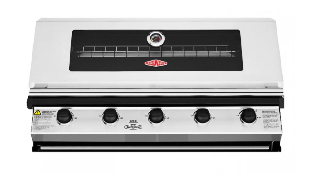 Beefeater 1200S Built In 5 Burner Gas BBQ 1 Beefeater 1200S Built In 5 Burner Gas BBQ