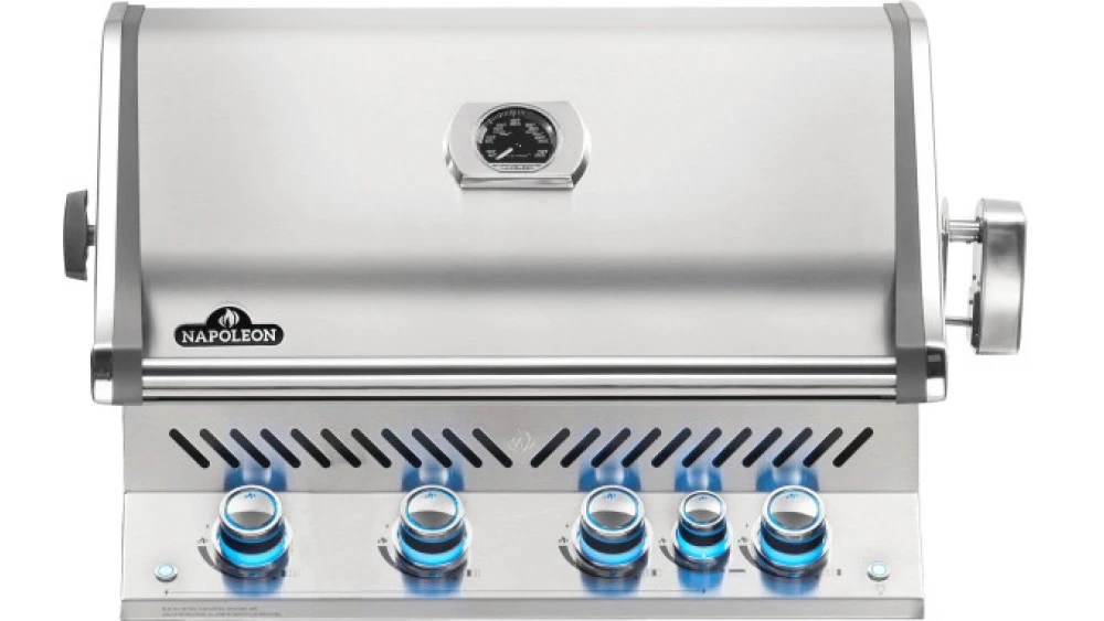 Napoleon Prestige BIPRO500RBNSS-3 Natural Gas Built In BBQ - Free Rotisserie And Cover 1 Napoleon Prestige BIPRO500RBNSS-3 Natural Gas Built In BBQ - Free Rotisserie And Cover