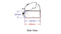 Bull Angus Built In LPG Gas BBQ 8 Bull Angus Built In LPG Gas BBQ -Grill And Chill bull angus side view 1000x563 1