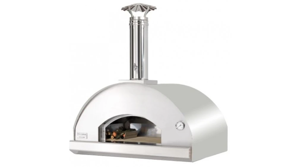 Fontana - Mangiafuoco Built In Wood Pizza Oven - Stainless Steel 1 Fontana - Mangiafuoco Built In Wood Pizza Oven - Stainless Steel