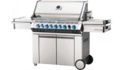 Napoleon Prestige PRO665RSIBNSS-3-GB Natural Gas BBQ - Free Rotisserie And Cover -Grill And Chill pro 665 angled lights on 1000x563 1