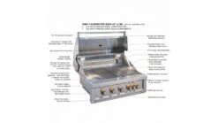 Sunstone Ruby Series 5 Burner Built In Gas BBQ -Grill And Chill ruby5b 1 1000x563 1